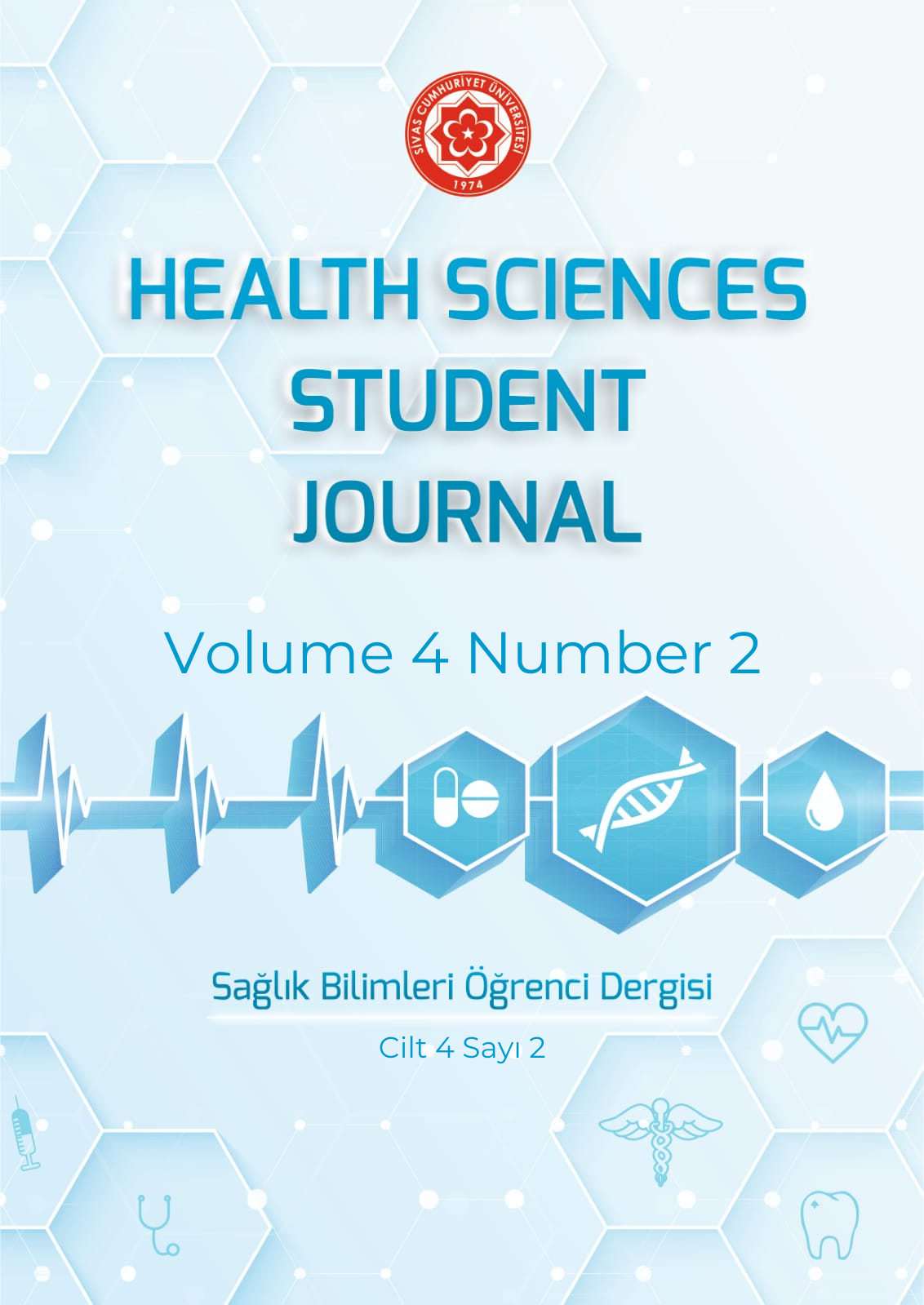 					Cilt 4 Sayı 2 (2024): Sağlık Bilimleri Öğrenci Dergisi Cilt 4 Sayı 2 Gör
				